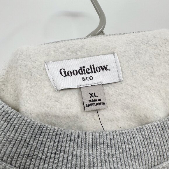 NEW Goodfellow & Co Ultra-Soft Fleece Sweatshirt - Gray - Size XL - Picture 7 of 8